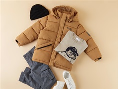 Name It brown sugar puffer winter jacket